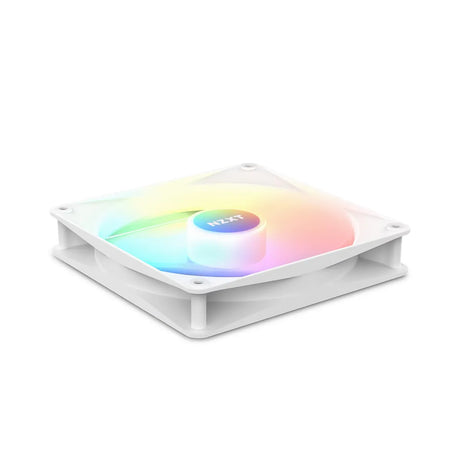 NZXT F140 RGB Core 140mm Hub Mounted RGB Twin Pack Case Fan White 2