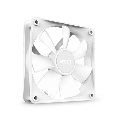 NZXT F140 RGB Core 140mm Hub Mounted RGB Twin Pack Case Fan White 3