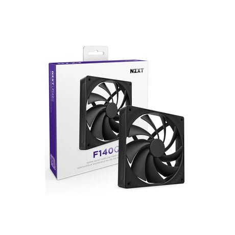 NZXT F140Q 140mm Quiet Airflow PWM Case Fan Black