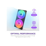 NZXT F280 RGB Core 280mm Single Frame RGB Case Fan Black 6