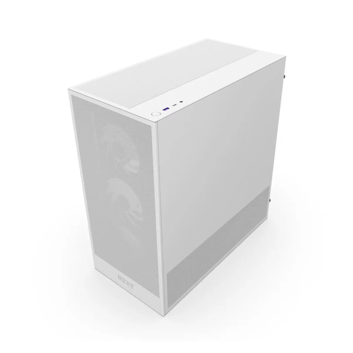 NZXT H5 Flow RGB Compact ATX Mid Tower PC Case White 3