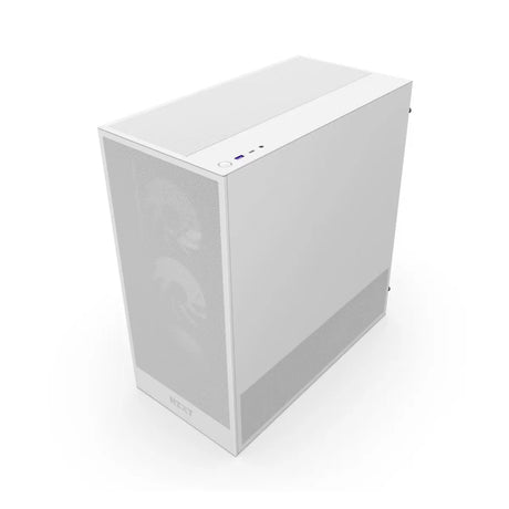 NZXT H5 Flow RGB Compact ATX Mid Tower PC Case White 3