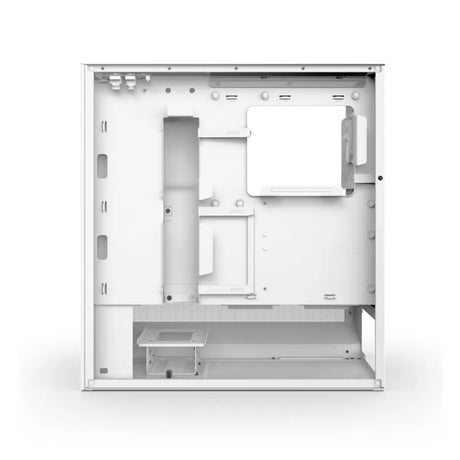 NZXT H5 Flow RGB Compact ATX Mid Tower PC Case White 4