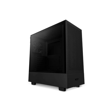 NZXT H5 Flow Compact Mid-Tower ATX PC Case Black