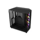 NZXT H6 Flow RGB Compact Dual Chamber Mid Tower Airflow PC Case with RGB Fans Black