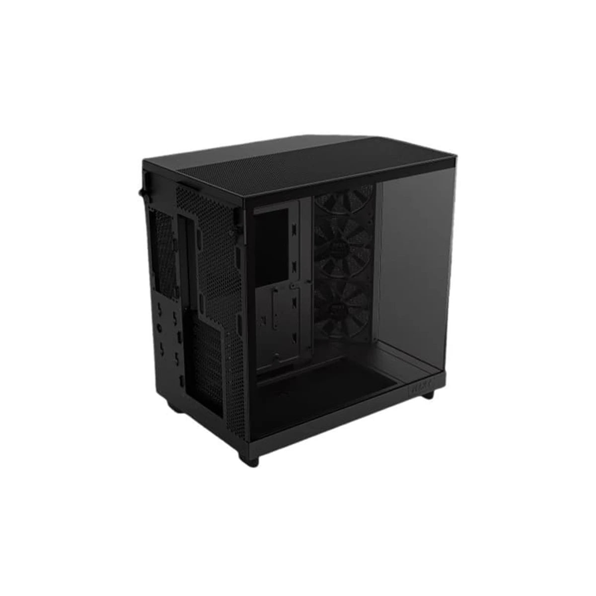NZXT H6 Flow Compact Dual Chamber Mid Tower Airflow PC Case Black 4