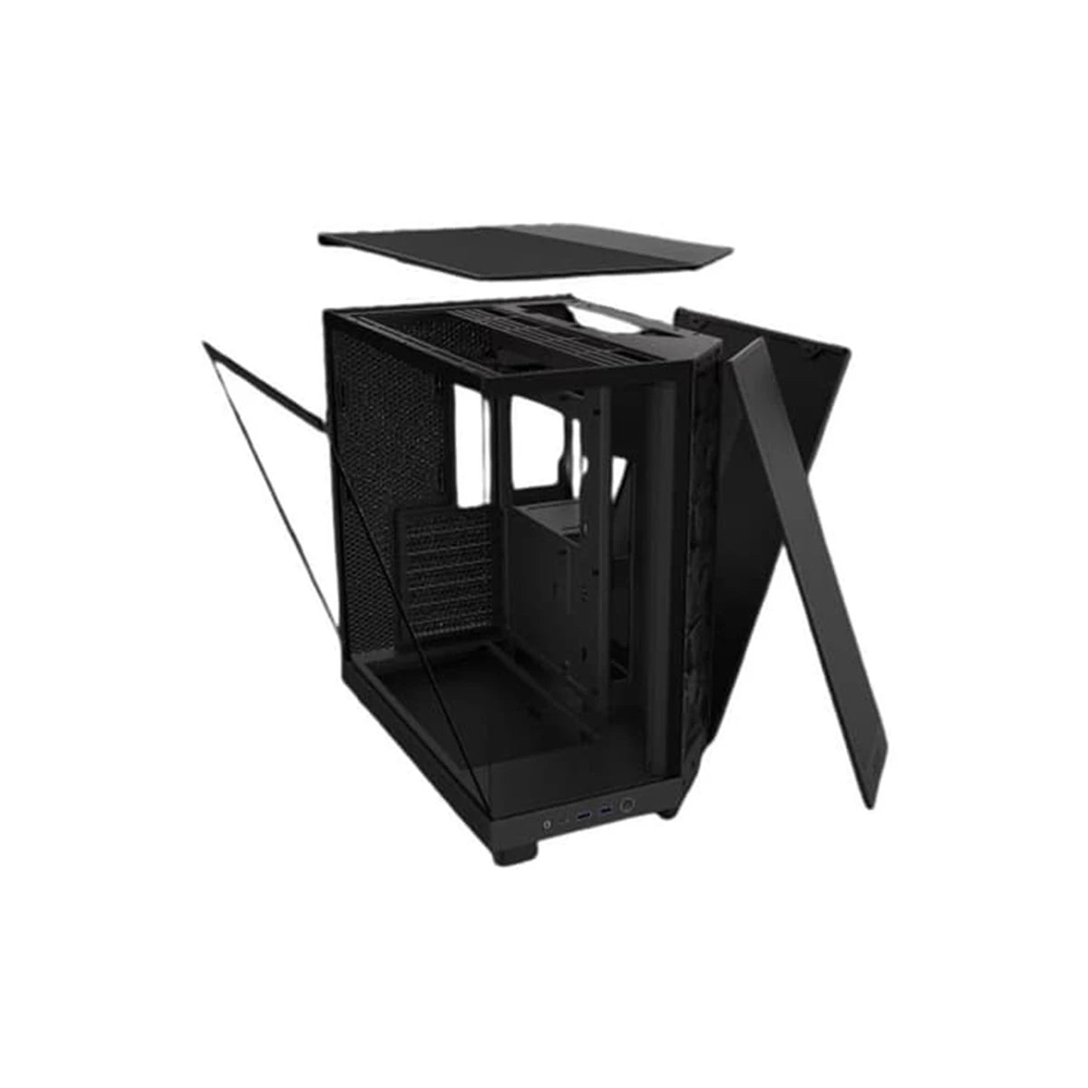 NZXT H6 Flow Compact Dual Chamber Mid Tower Airflow PC Case Black 6