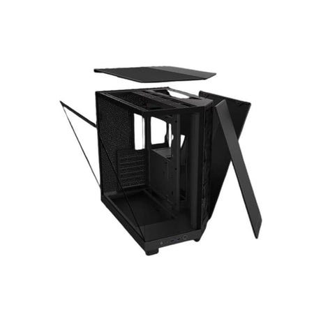 NZXT H6 Flow Compact Dual Chamber Mid Tower Airflow PC Case Black 6