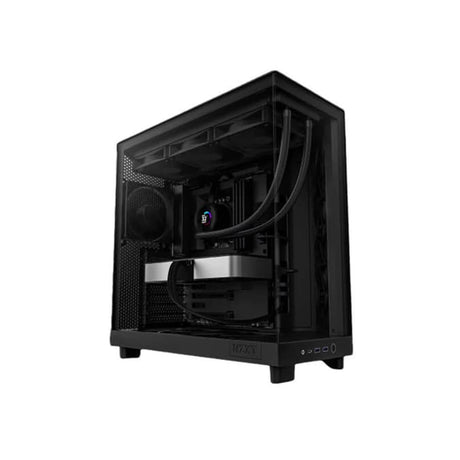 NZXT H6 Flow Compact Dual Chamber Mid Tower Airflow PC Case Black