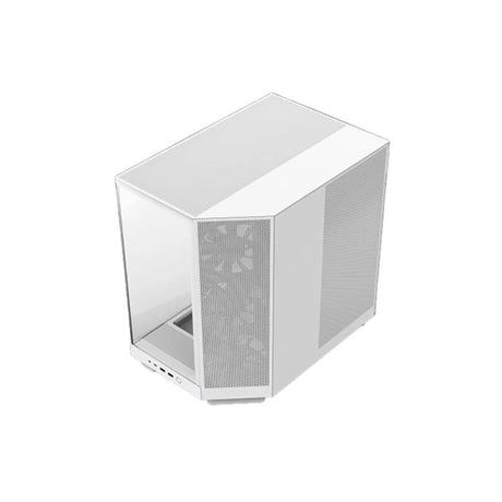 NZXT H6 Flow Compact Dual Chamber Mid Tower Airflow PC Case White 3