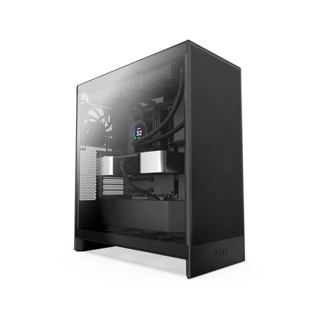 NZXT H7 Flow Mid Tower ATX Airflow PC Case Black 2