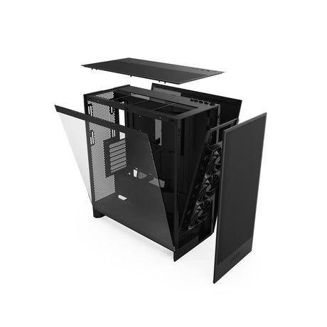 NZXT H7 Flow Mid Tower ATX Airflow PC Case Black 4