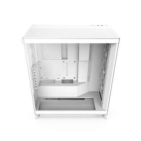 NZXT H7 Flow Mid Tower ATX Airflow PC Case White 3