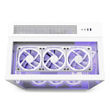 NZXT H9 Elite ATX Mid Tower PC Case Top Side White