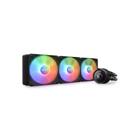 NZXT Kraken 360 RGB 360mm AIO Liquid Cooler with LCD Display and RGB Fans Black