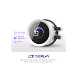 NZXT Kraken 360 RGB 360mm AIO Liquid Cooler with LCD Display and RGB Fans White 2
