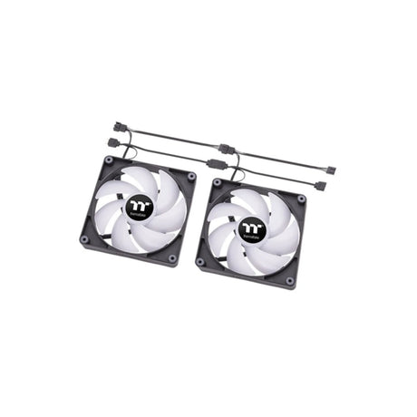 Thermaltake CT120 ARGB Sync PC Cooling Fan - 2 Fan Pack Black 5