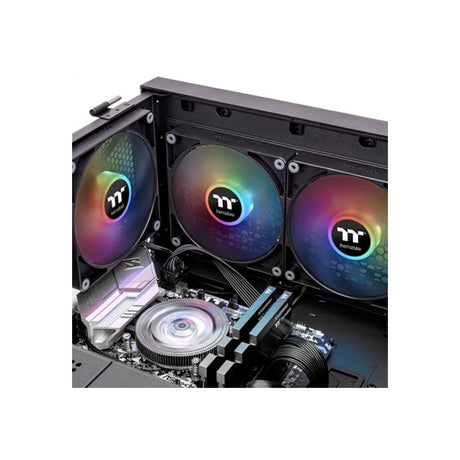 Thermaltake CT120 ARGB Sync PC Cooling Fan - 2 Fan Pack Black 6