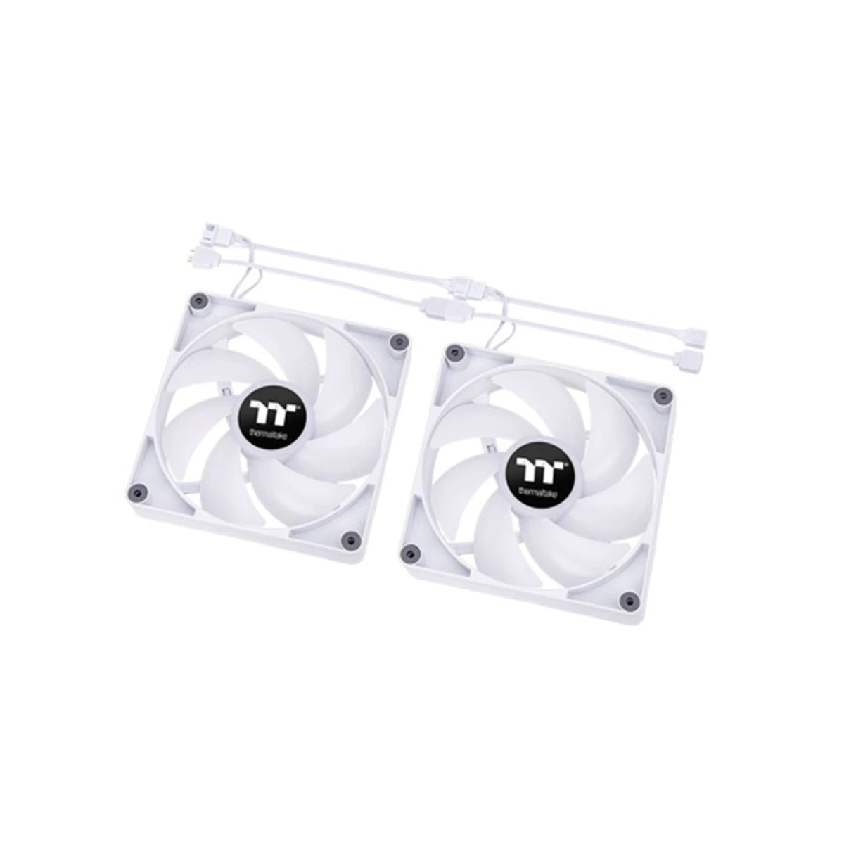 Thermaltake CT120 ARGB Sync PC Cooling Fan - 2 Fan Pack White 5