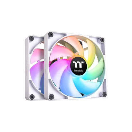 Thermaltake CT120 ARGB Sync PC Cooling Fan - 2 Fan Pack White