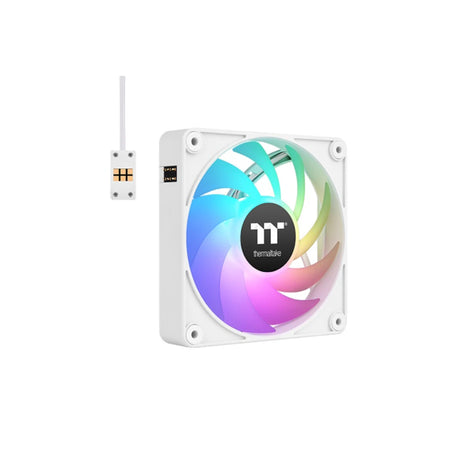 Thermaltake CT140 EX ARGB Sync PC Cooling Fan White 3