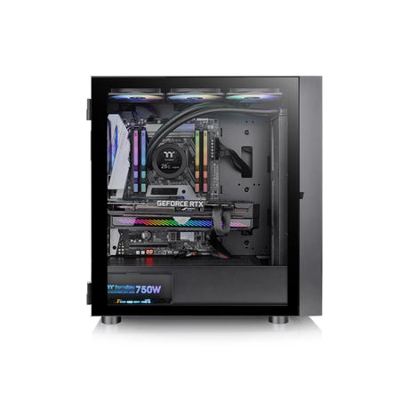 Thermaltake H570 Tempered Glass ARGB Mid Tower PC Case Black 3