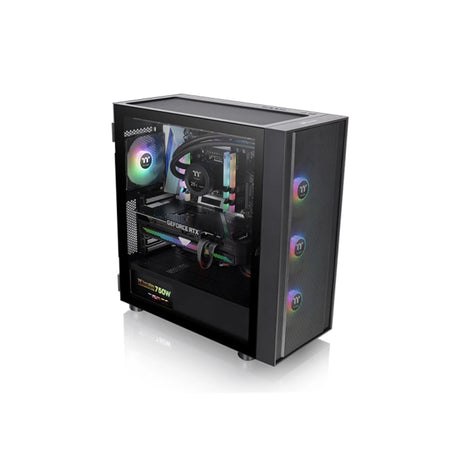 Thermaltake H570 Tempered Glass ARGB Mid Tower PC Case Black 5