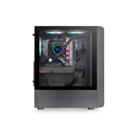 Thermaltake S200 Tempered Glass ARGB Mid Tower PC Case Black 3