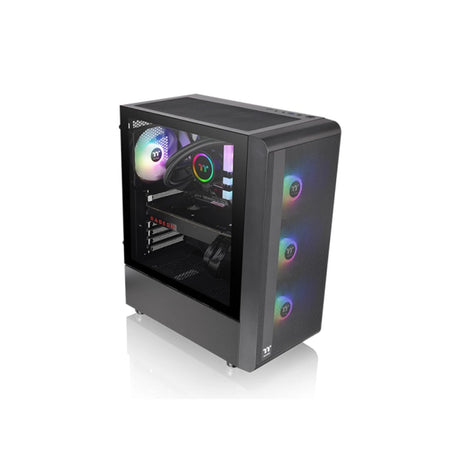 Thermaltake S200 Tempered Glass ARGB Mid Tower PC Case Black 5