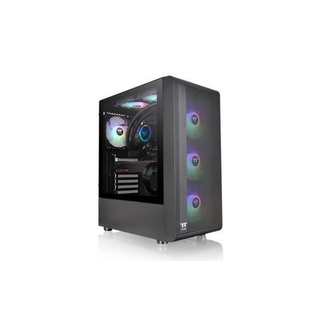 Thermaltake S200 Tempered Glass ARGB Mid Tower PC Case Black
