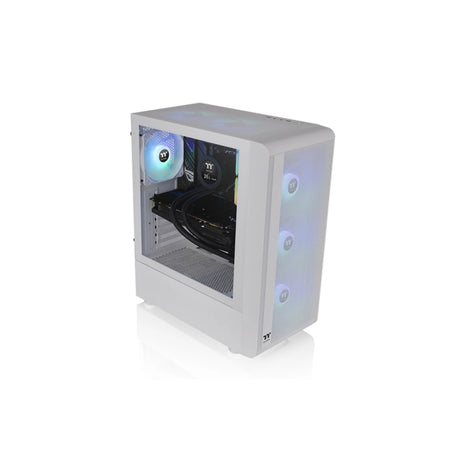 Thermaltake S200 Tempered Glass ARGB Mid Tower PC Case Snow 5