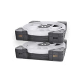 Thermaltake SWAFAN EX12 RGB Magnetic Quick Connect PWM Case Fan - 3 Fan Pack Black 3