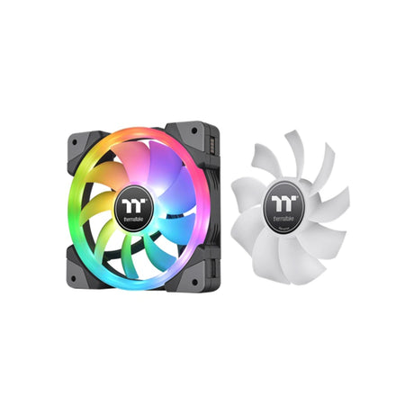 Thermaltake SWAFAN EX12 RGB Magnetic Quick Connect PWM Case Fan - 3 Fan Pack Black 4 