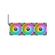 Thermaltake SWAFAN EX12 RGB Magnetic Quick Connect PWM Case Fan - 3 Fan Pack Black