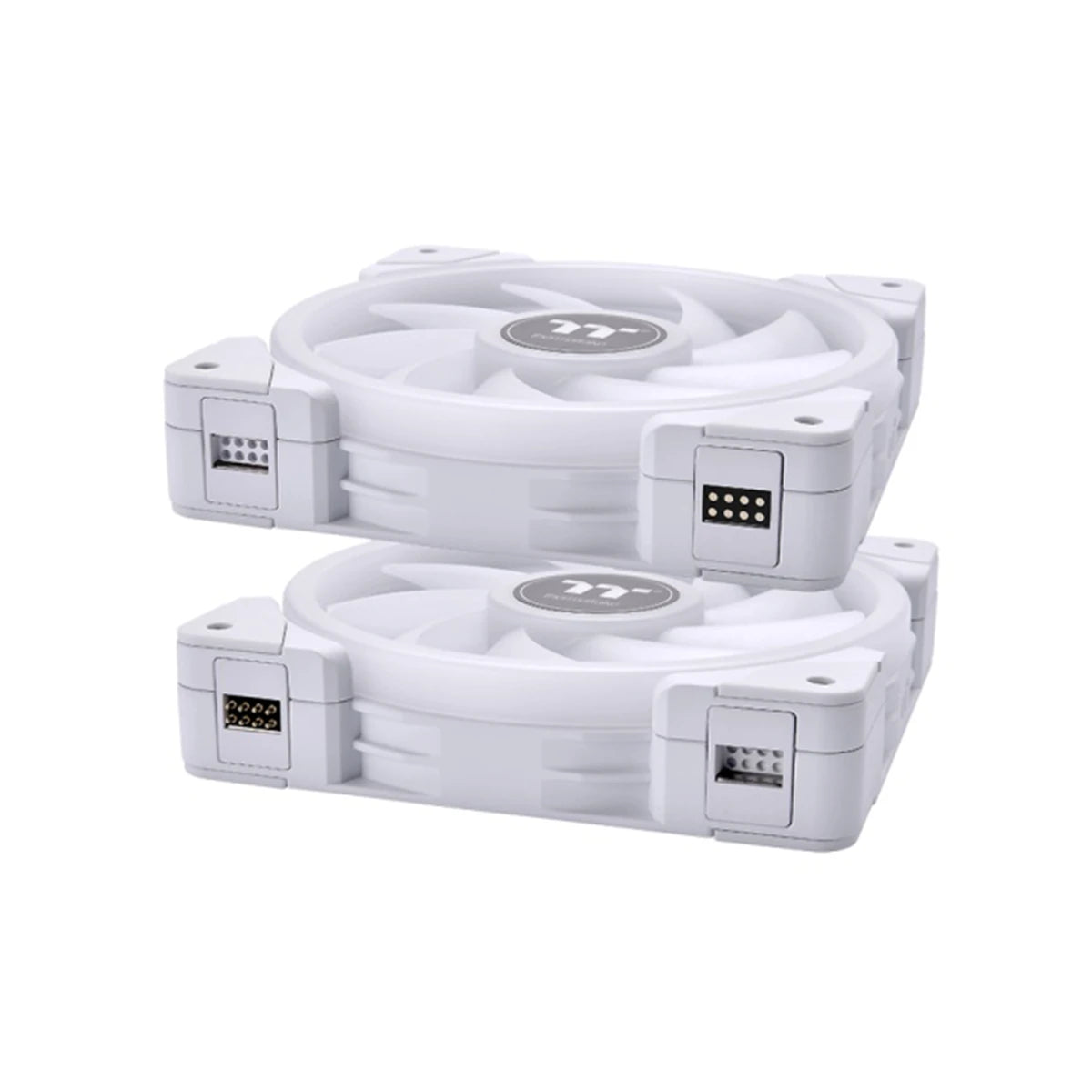 Thermaltake SWAFAN EX12 RGB Magnetic Quick Connect PWM Case Fan - 3 Fan Pack Snow 3