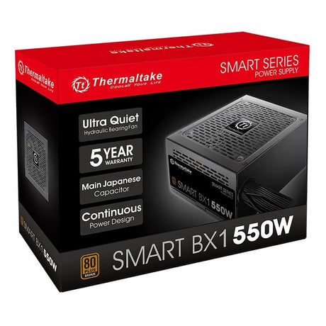 Thermaltake Smart BX1 550W 80 Plus Bronze ATX Power Supply