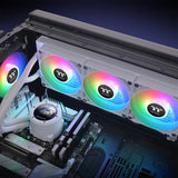 Thermaltake TH360 V2 Ultra ARGB Sync LCD 360mm All-In-One Liquid Cooler Snow 5