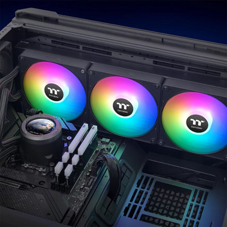Thermaltake TH420 V2 Ultra EX ARGB Sync AIO CPU Liquid Cooler Black 6