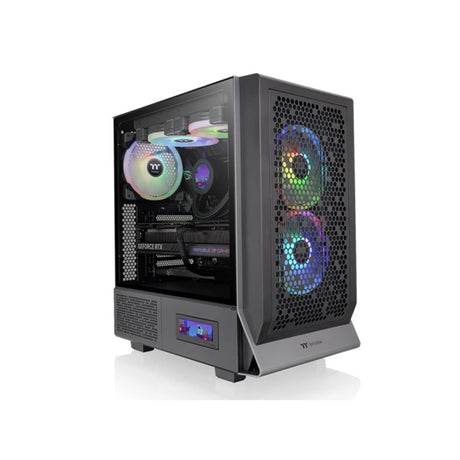 Thermaltake Ceres 300 Tempered Glass ARGB Mid Tower PC Case Black 2