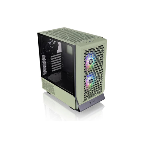 Thermaltake Ceres 300 Tempered Glass ARGB Mid Tower PC Case Matcha Green