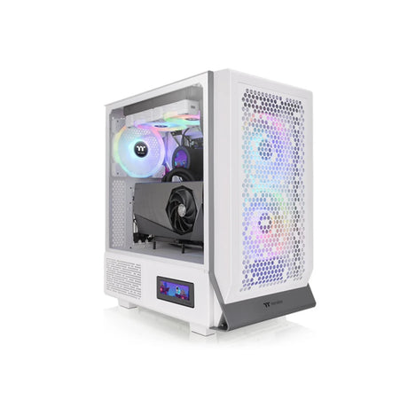 Thermaltake Ceres 300 Tempered Glass ARGB Mid Tower PC Case Snow 2