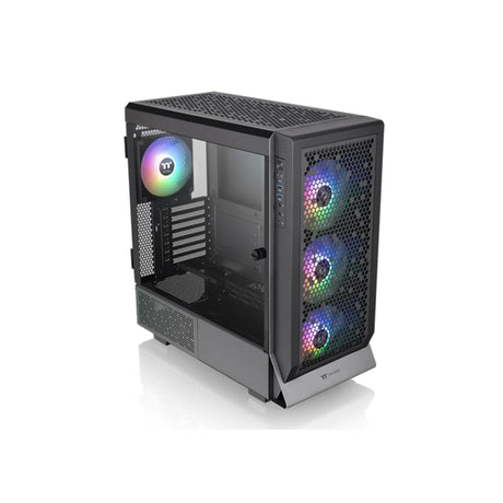 Thermaltake Ceres 500 Tempered Glass ARGB Mid Tower PC Case Black