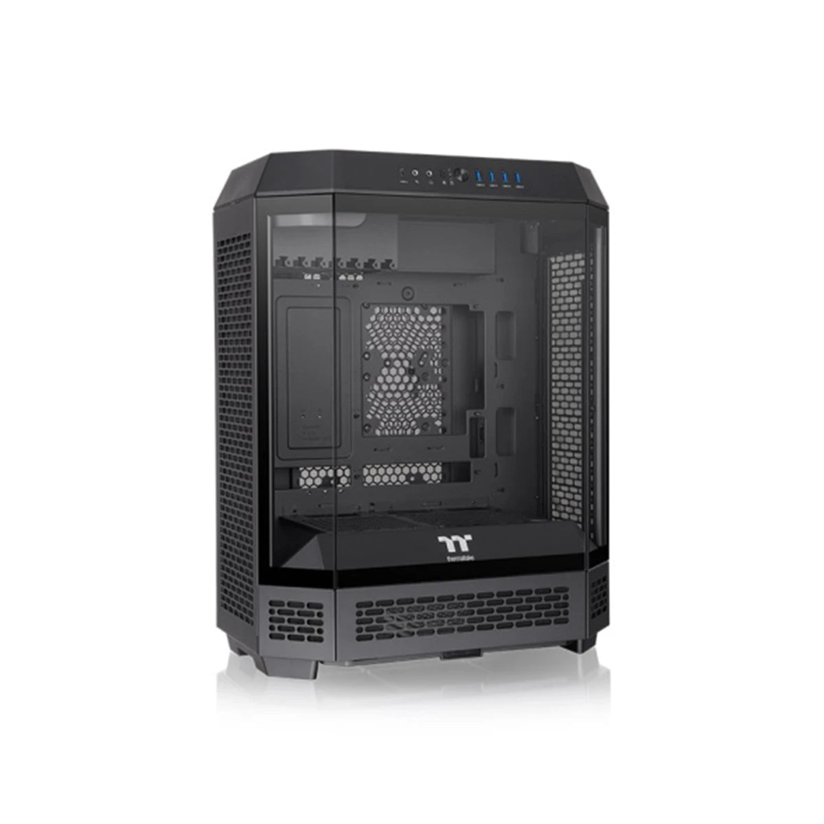 Thermaltake The Tower 600 Tempered Glass Mid-Tower PC Case Black