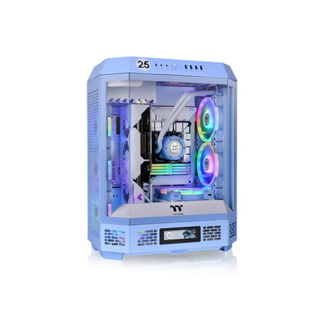 Thermaltake The Tower 600 Tempered Glass Mid-Tower PC Case Hydrangea Blue 2