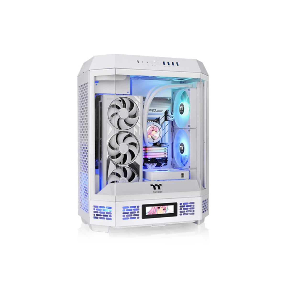 Thermaltake The Tower 600 Tempered Glass Mid-Tower PC Case Snow 2