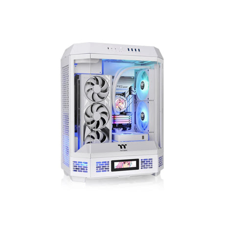 Thermaltake The Tower 600 Tempered Glass Mid-Tower PC Case Snow 2
