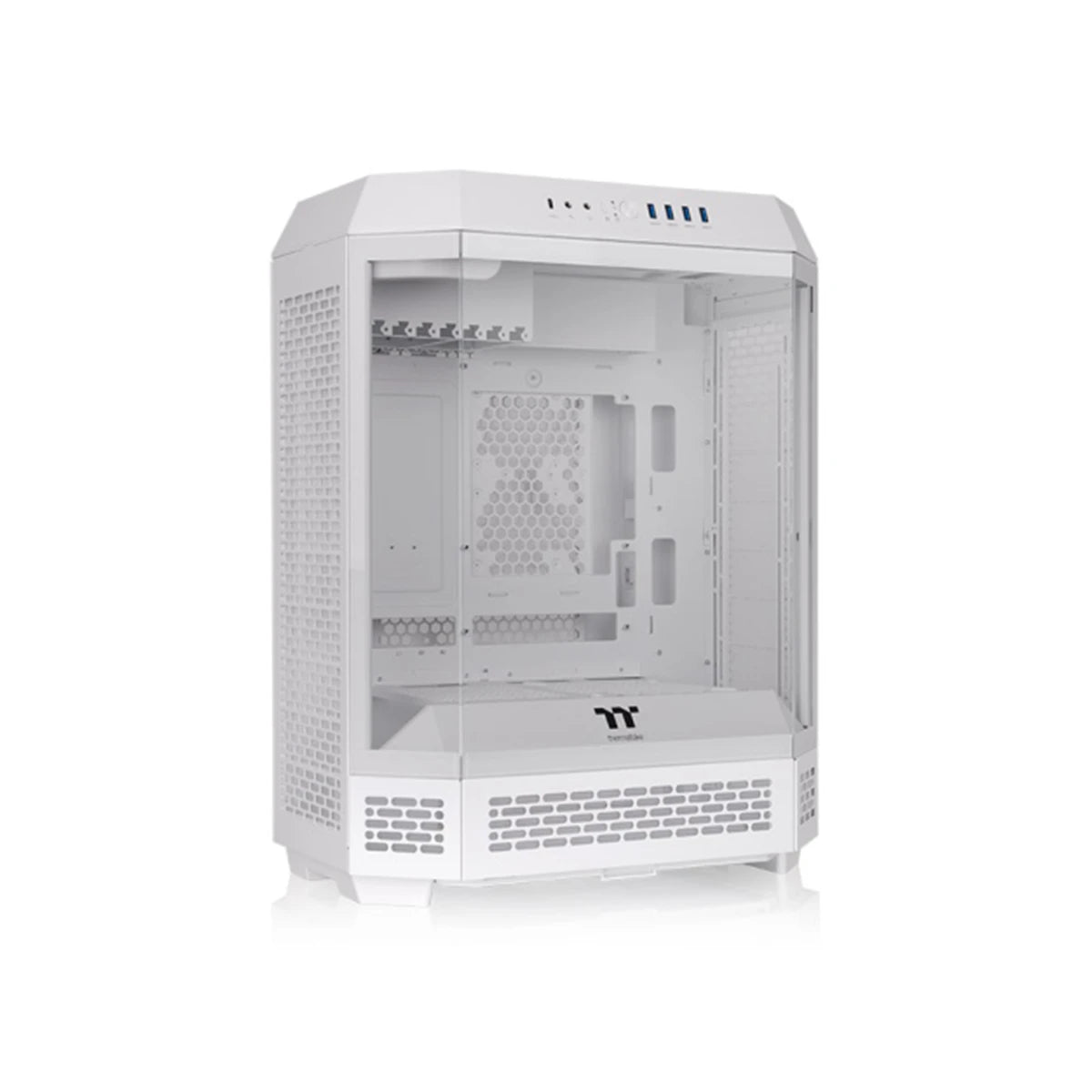 Thermaltake The Tower 600 Tempered Glass Mid-Tower PC Case Snow