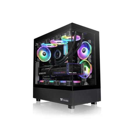 Thermaltake View 270 Tempered Glass ARGB Mid Tower PC Case Black