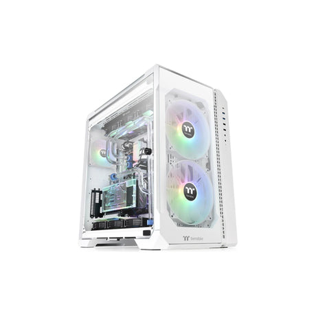 Thermaltake View 51 Tempered Glass ARGB Full Tower PC Case White 2