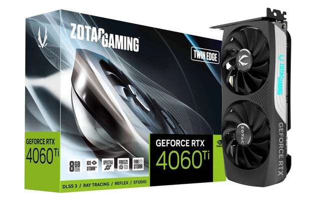 ZOTAC GAMING GeForce RTX 4060 Ti 8 GB Twin Edge Graphics Card